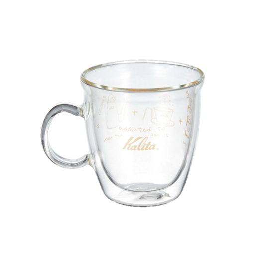 Kalita - Double Wall Glass Mug 240ml