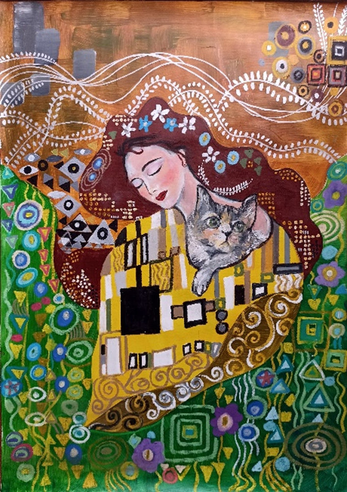 Cat On The Breasts 胸口上的貓