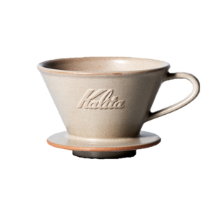 KALITA . DACHI . Mino-Yaki Ceramics Dripper MI185 . Sand Beige