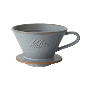 KALITA . DACHI . Mino-Yaki Ceramics Dripper MI185 . Sand Grey