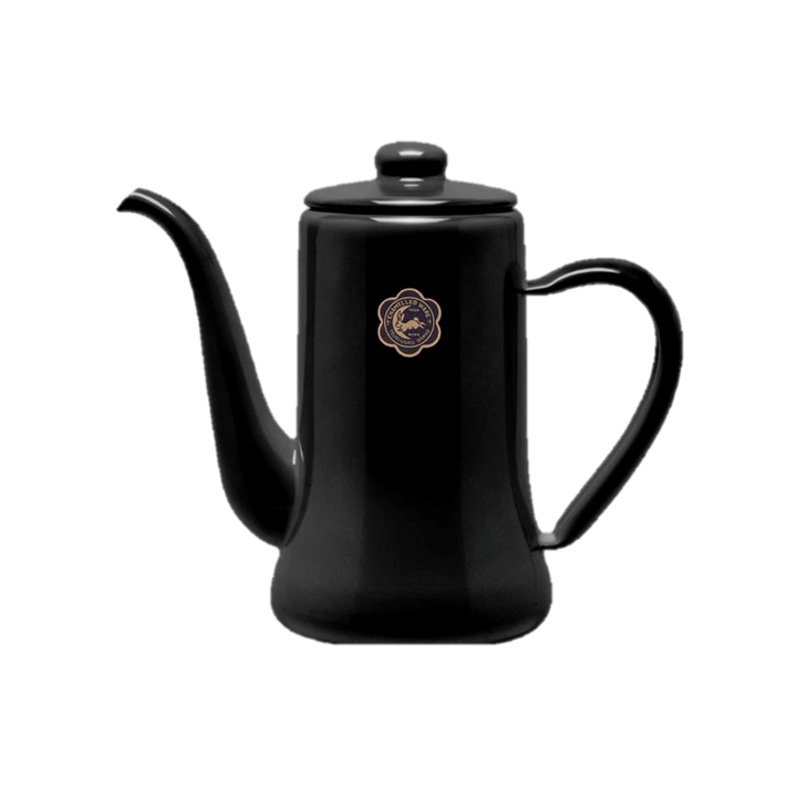 Tsuki Usagi Enamel Slim Pot (1.2L) – Black