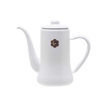 Tsuki Usagi Enamel Slim Pot (1.2L) – White