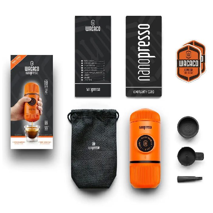 Nanopresso Portable Espresso Machine | Orange